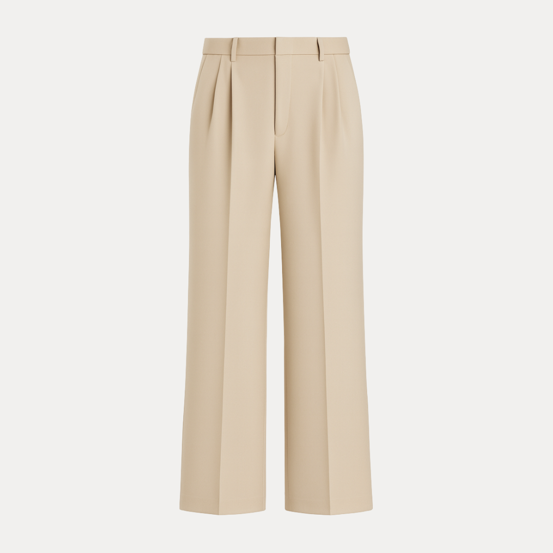 Elena | Pantaloni a Gamba Larga Sartoriali