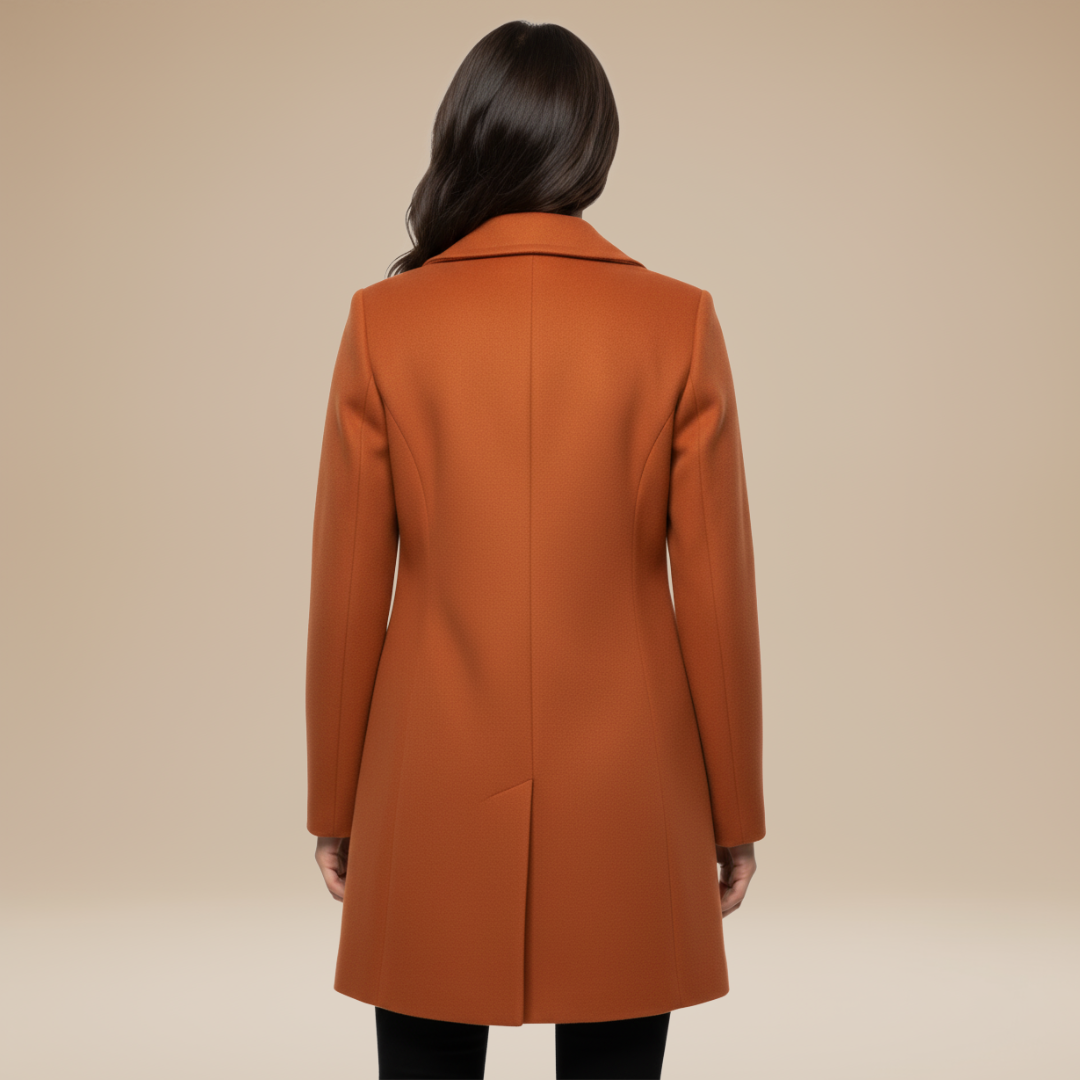 Nadia | Cappotto Donna Elegante con Collo Alto Strutturato