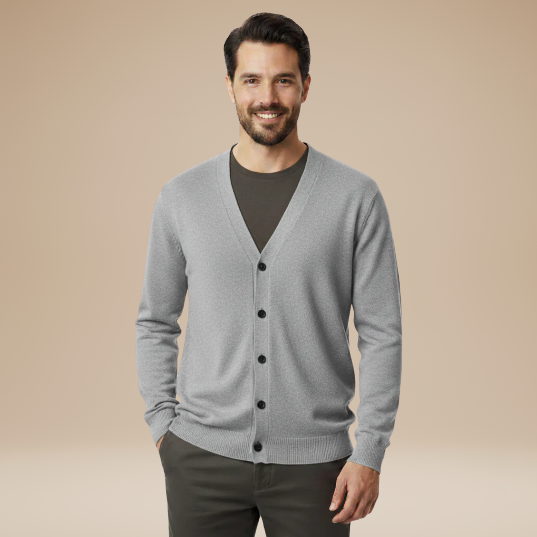 Alaric | Men's Cashmere Blend Cardigan
