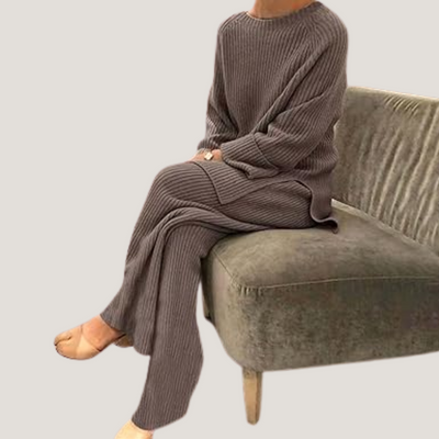 Annalisa | Completo Loungewear in Maglia a Coste
