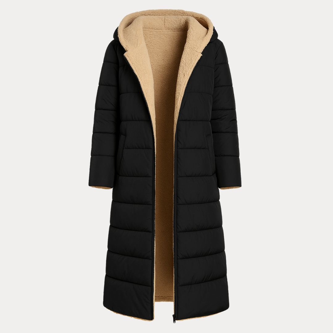 Elena | Women's Long Quilted Coat