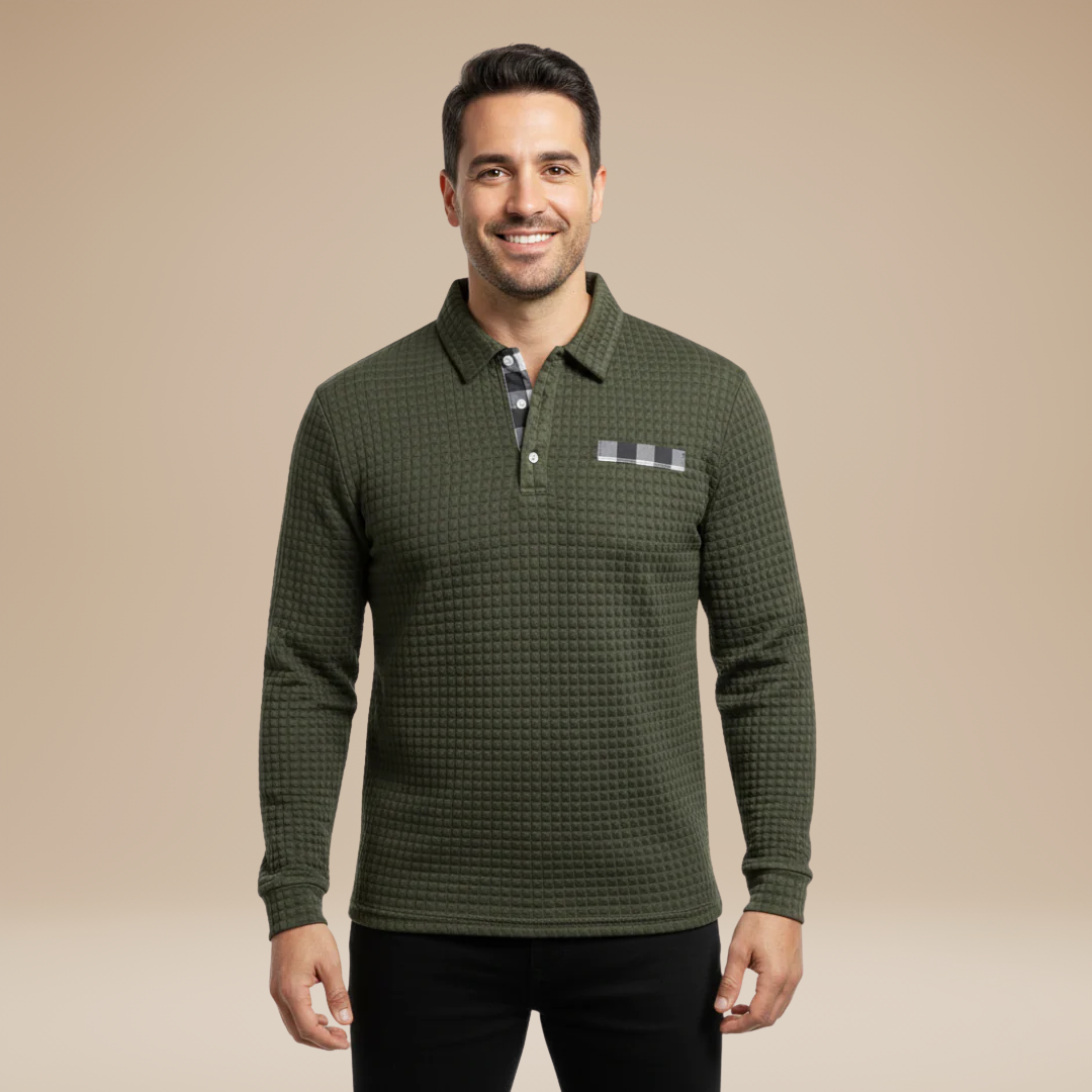 Enrico | Long-Sleeved Polo Shirt