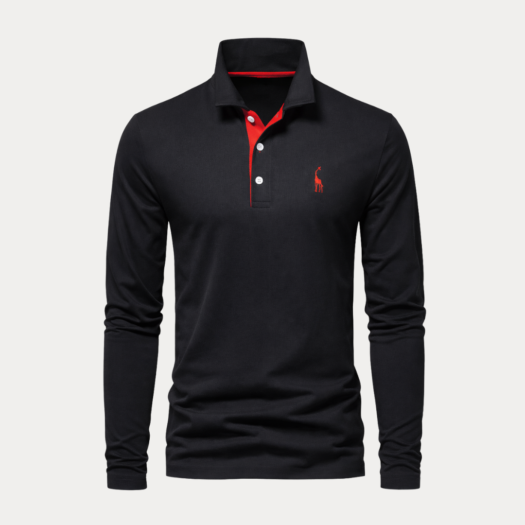 Fiorenzo | Polo Uomo Manica Lunga Casual Elegante