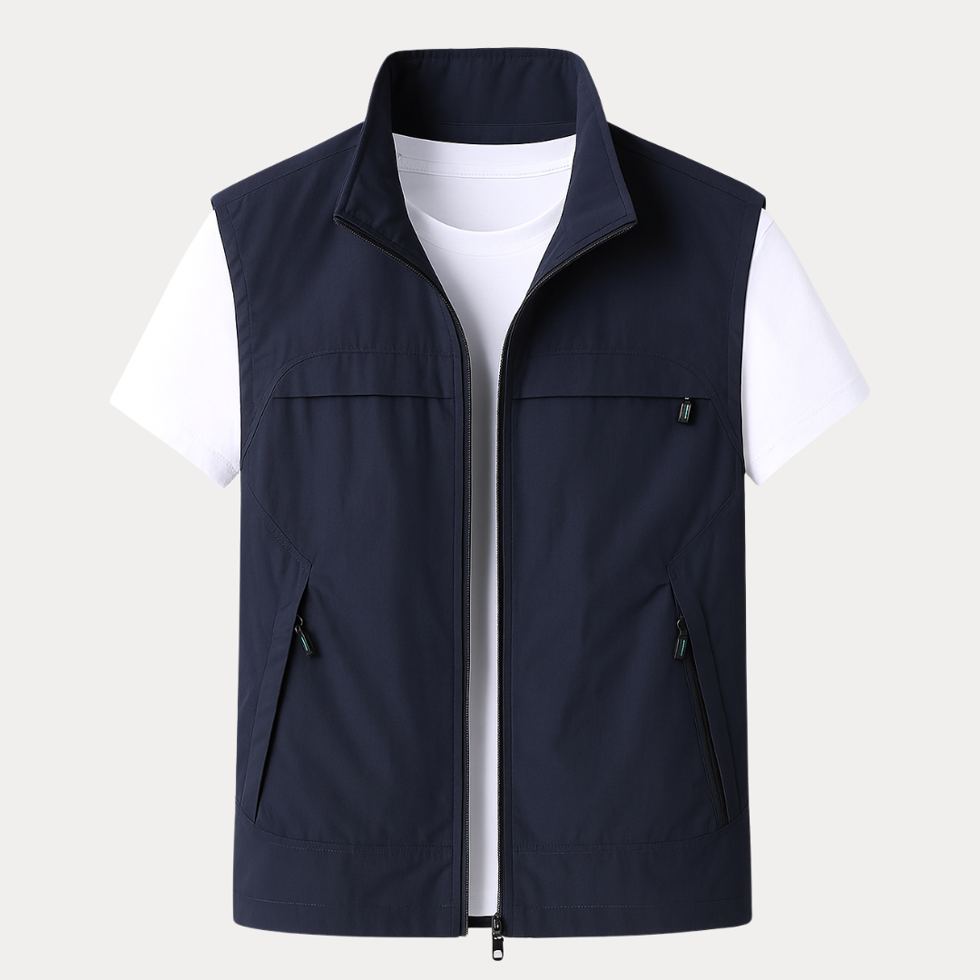 Vento | Gilet Uomo con Zip Pratico e Raffinato
