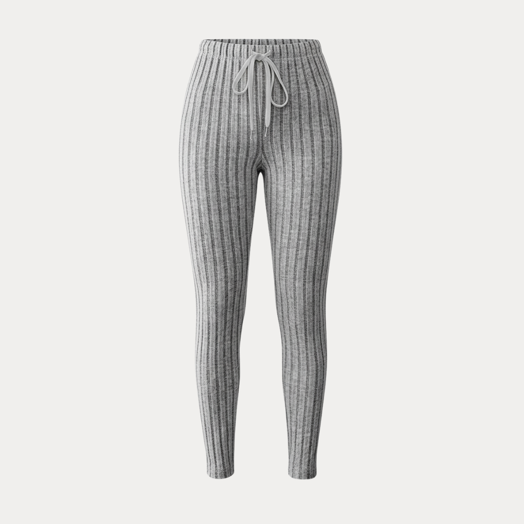 Daniela | Leggings Donna a Costine Morbidi ed Elasticizzati