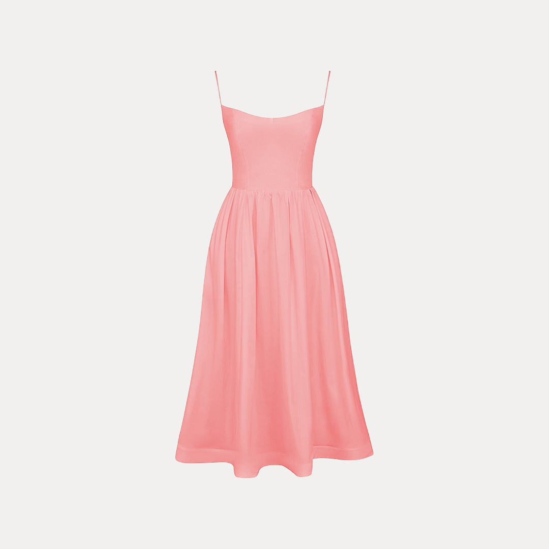 Gemma | Abito Midi con Spalline