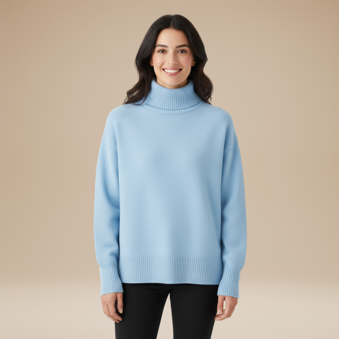 Marcella | Maglione Collo Alto Raffinato