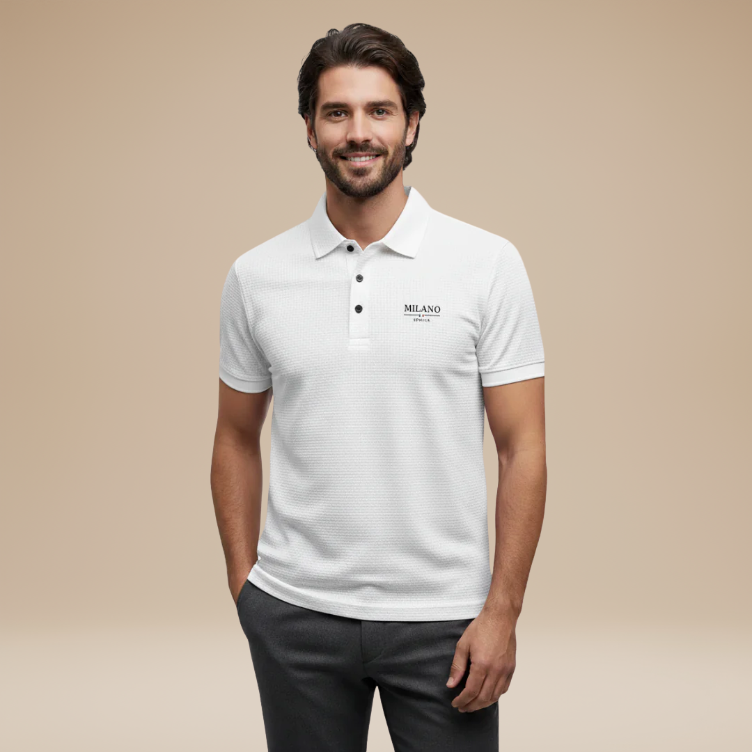 Luca | Men's Polo Shirt in Elegant Classic Italian Style