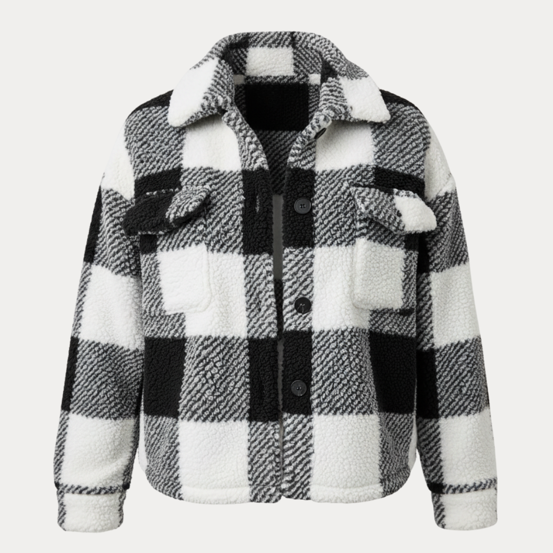 Serena | Giacca Donna a Quadri Calda e Casual
