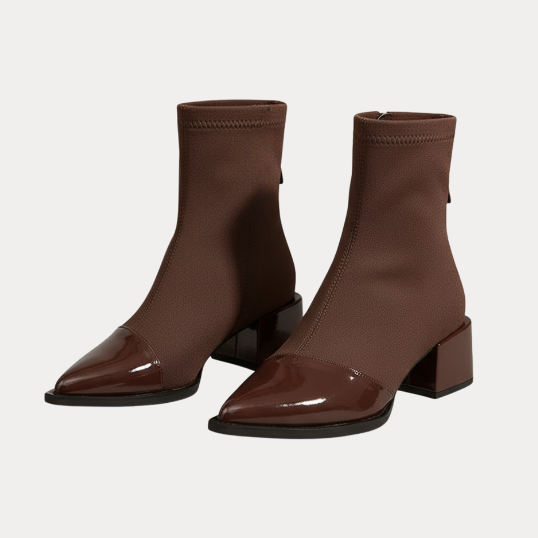 Lucia | Stivaletti Donna Chic con Dettaglio Zip Posteriore