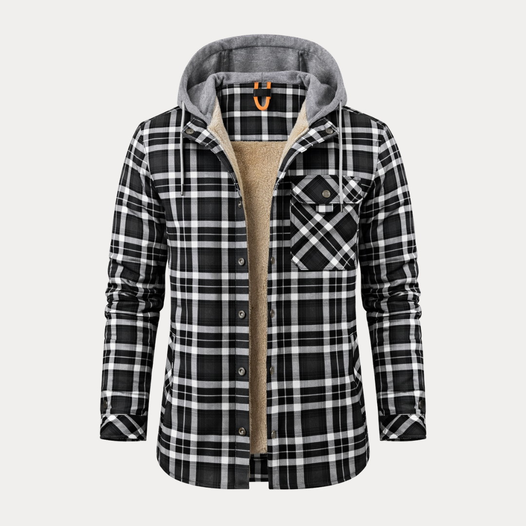 Piero | Camicia Giacca Invernale Uomo con Cappuccio