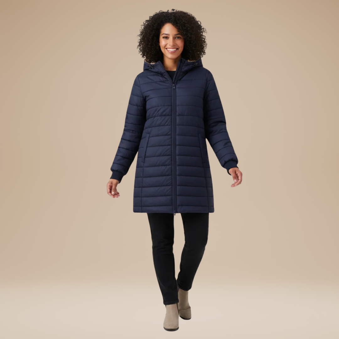 Aurora | Piumino con Cappuccio in Sherpa