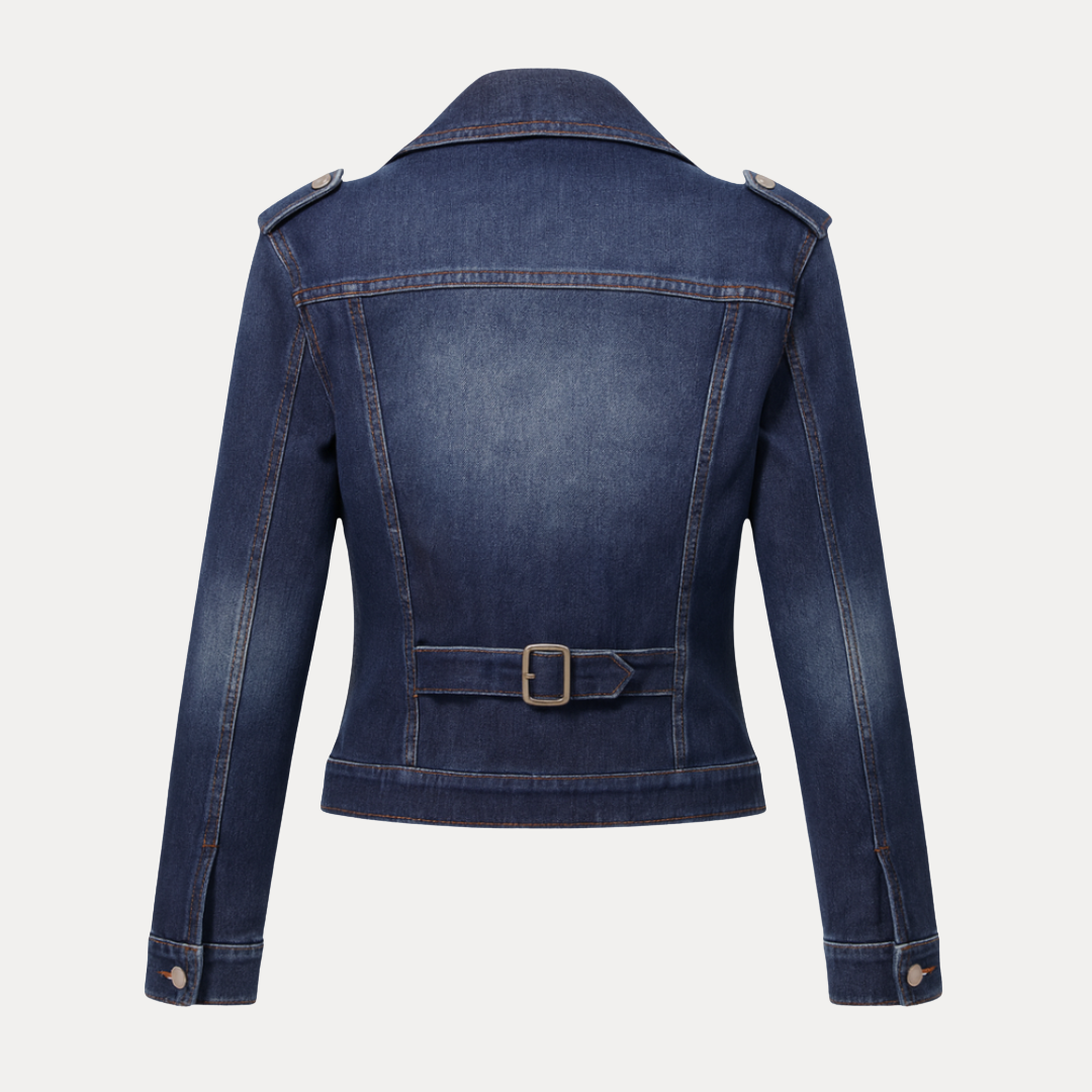 Giada | Giacca Biker in Jeans da Donna