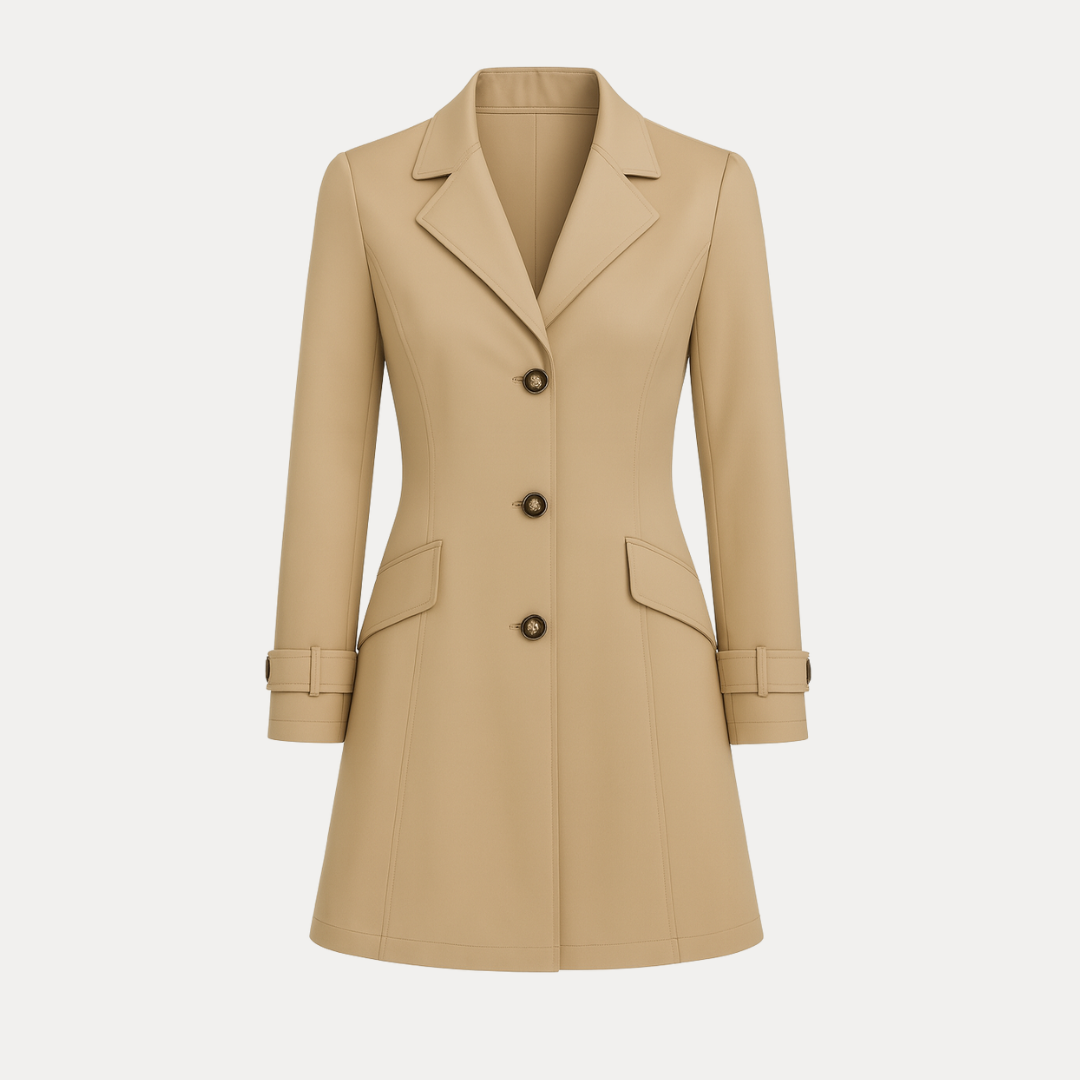 Valentina | Trench Classico con Colletto Revers