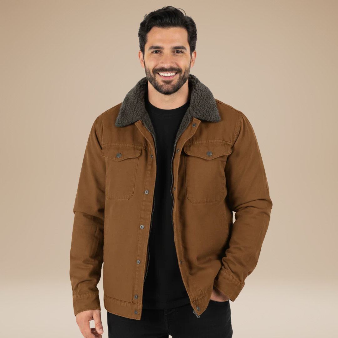 Aurelio | Men's Warm and Casual Fleece-Lined Jacket