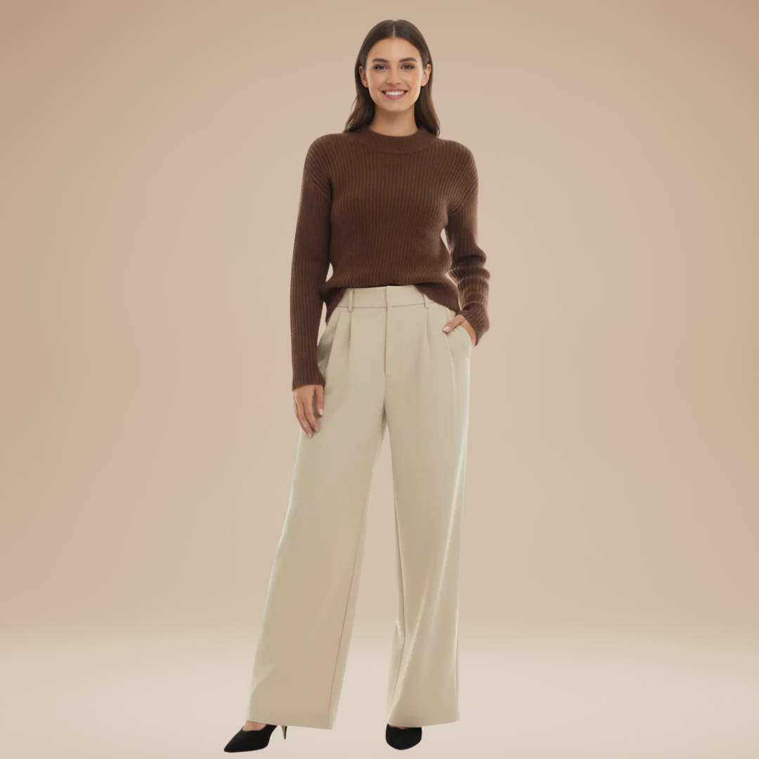 Elena | Tailored Wide-Legged Trousers
