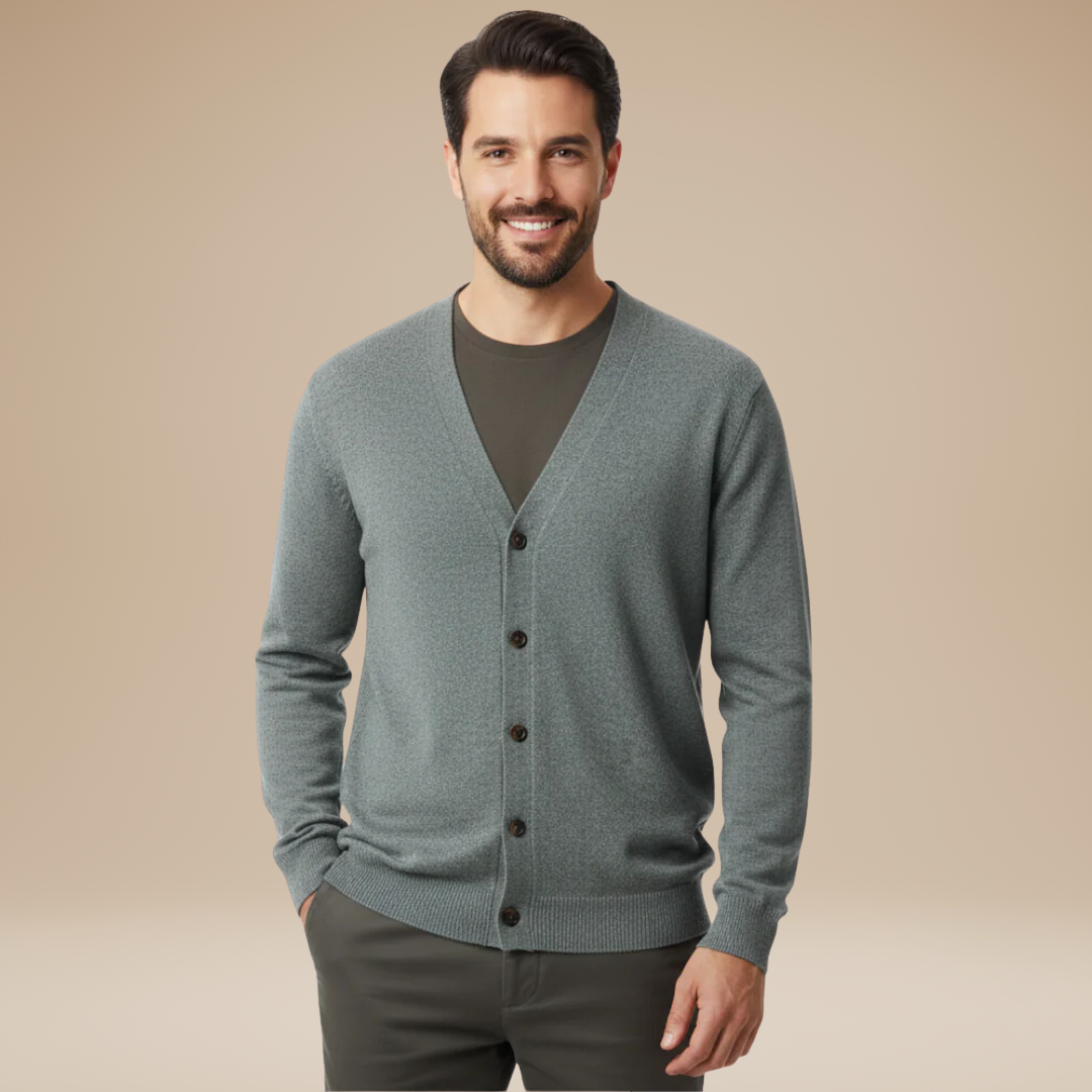Alaric | Men's Cashmere Blend Cardigan