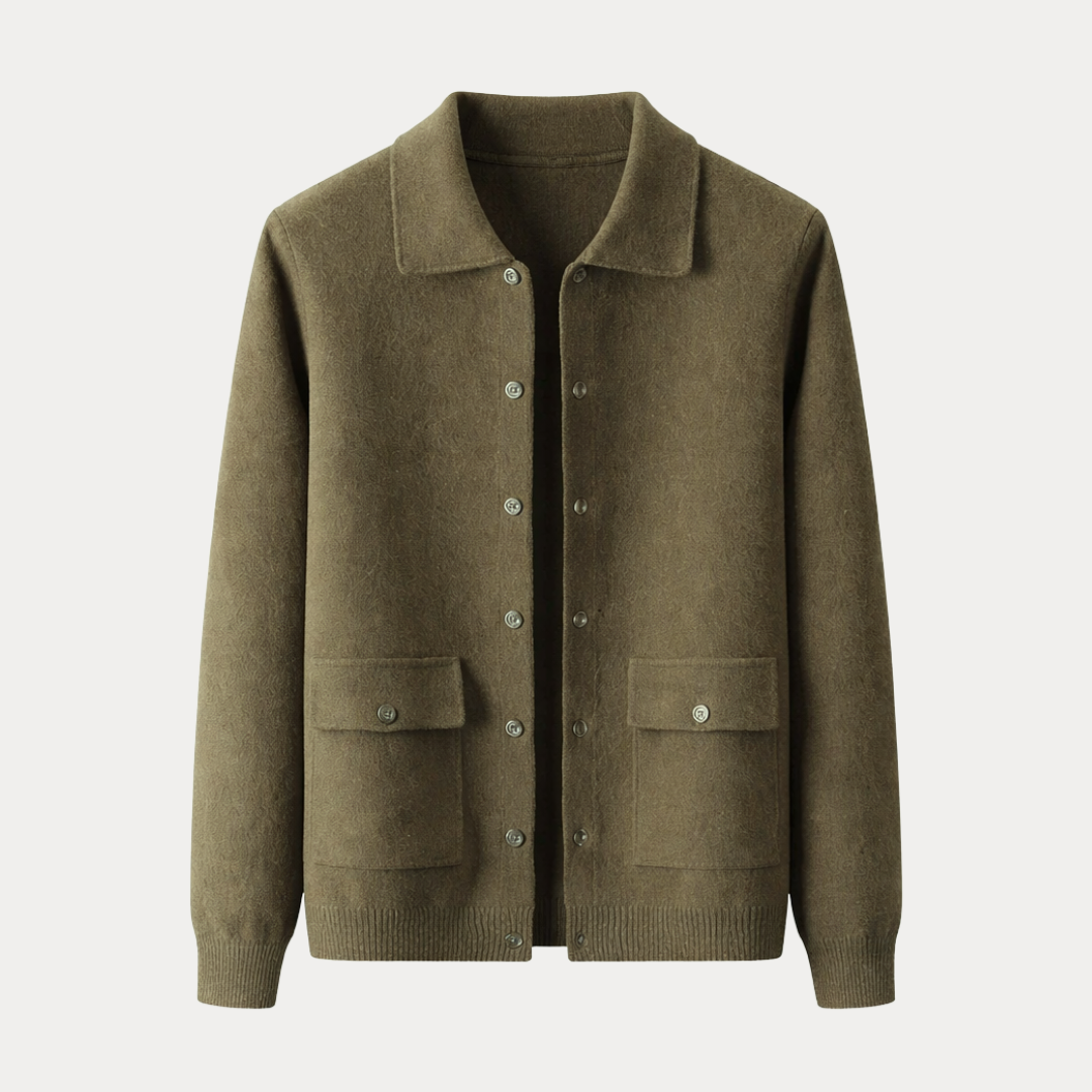 Lanfranco | Cardigan Uomo con Collo e Bottoni