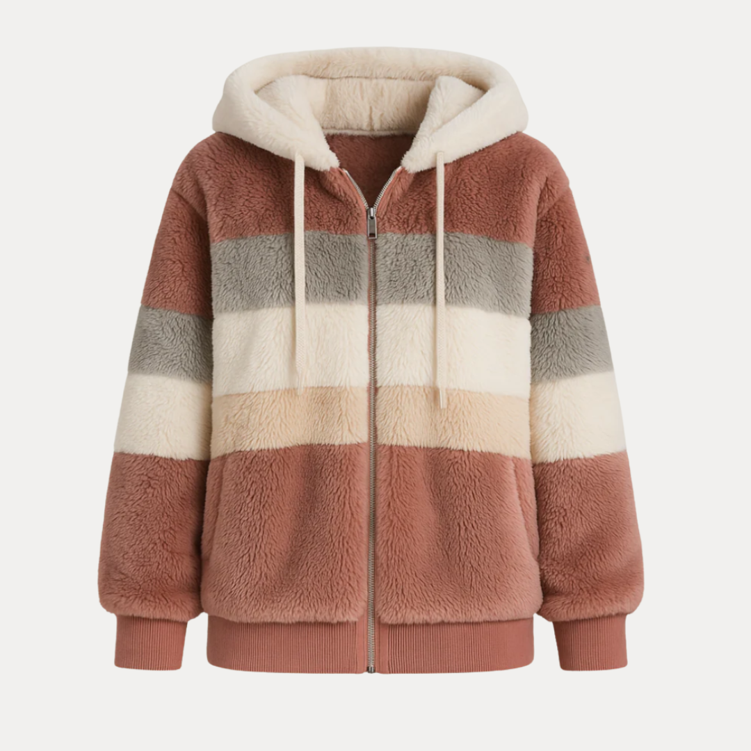 Aurora | Giacca Teddy con Cappuccio