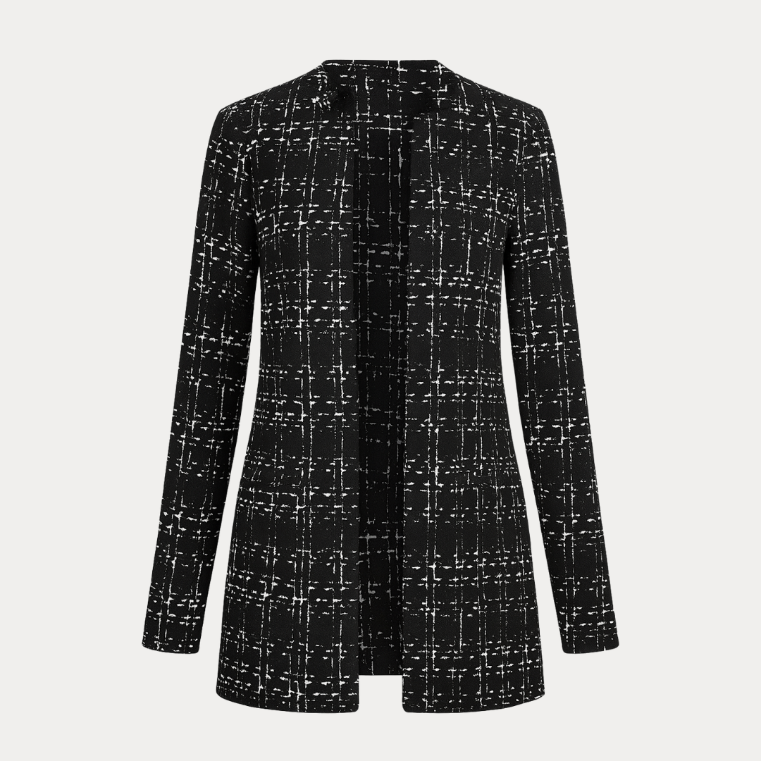 Valentina | Blazer Lungo Donna con Motivo Elegante