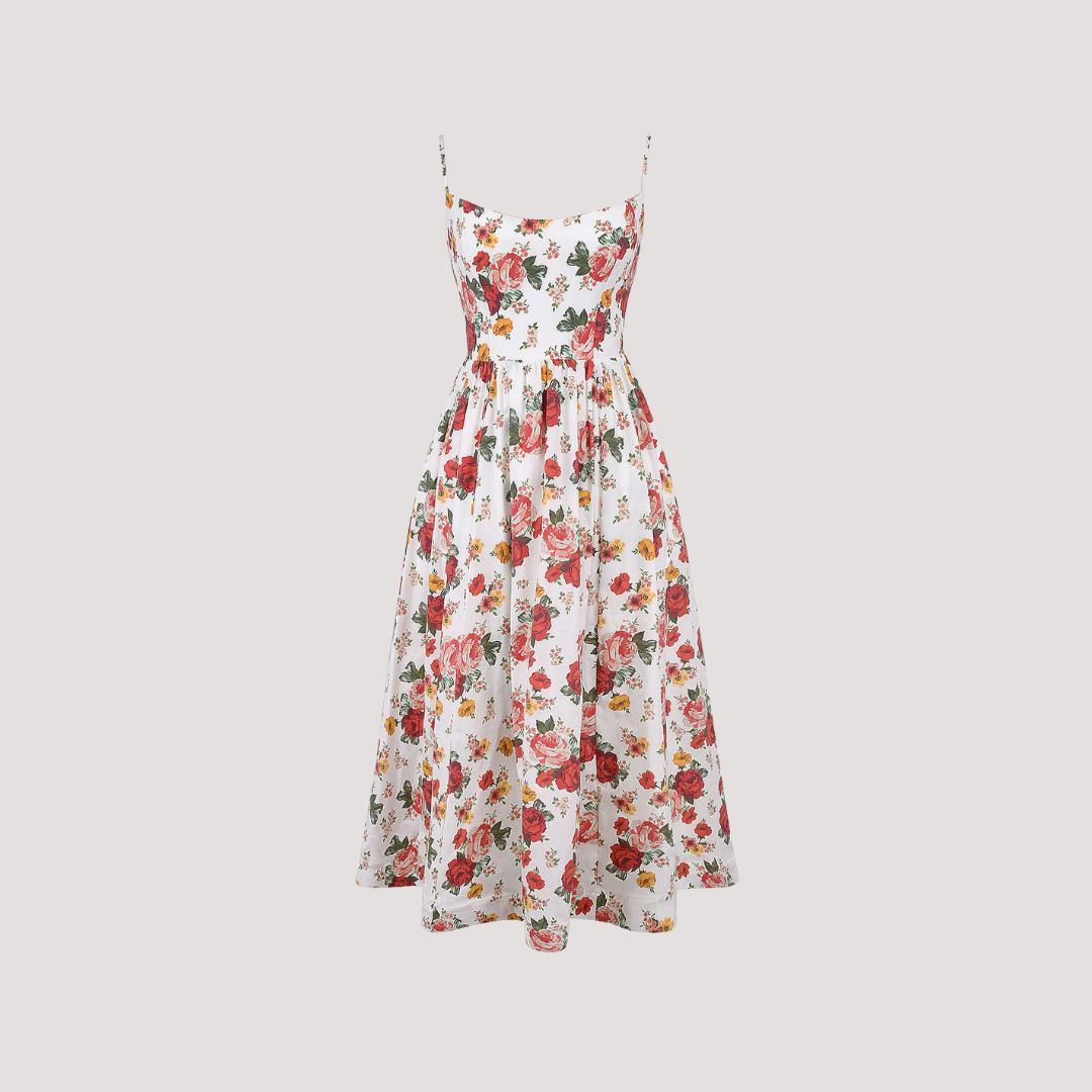 Gemma | Abito Midi con Spalline