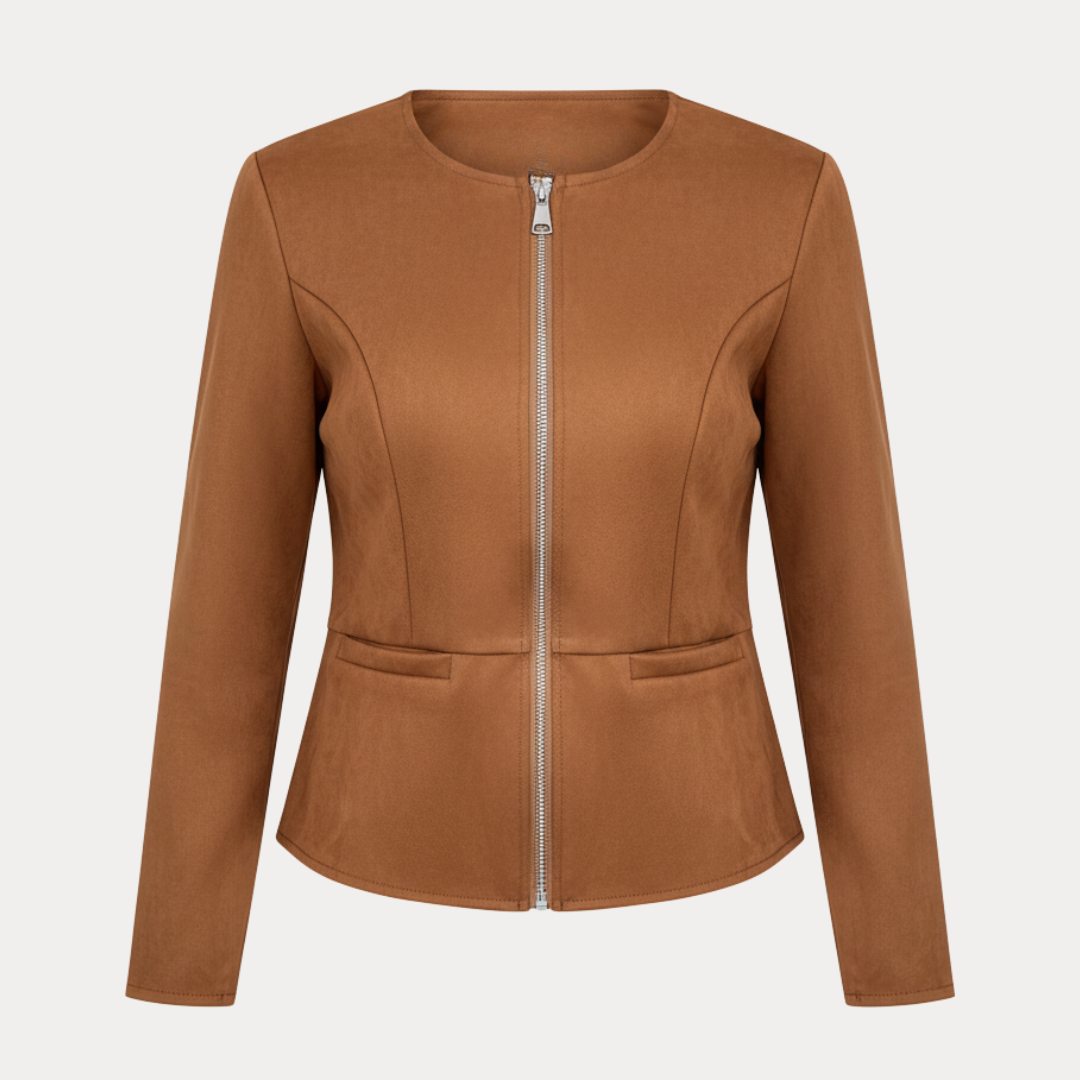 Gioia | Giacca Donna con Zip dal Design Pulito