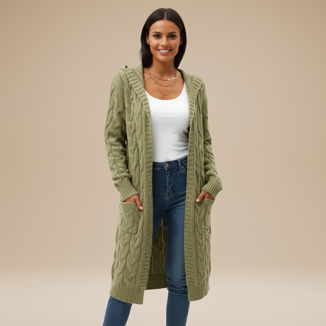 Giulia | Cardigan a Treccia Donna