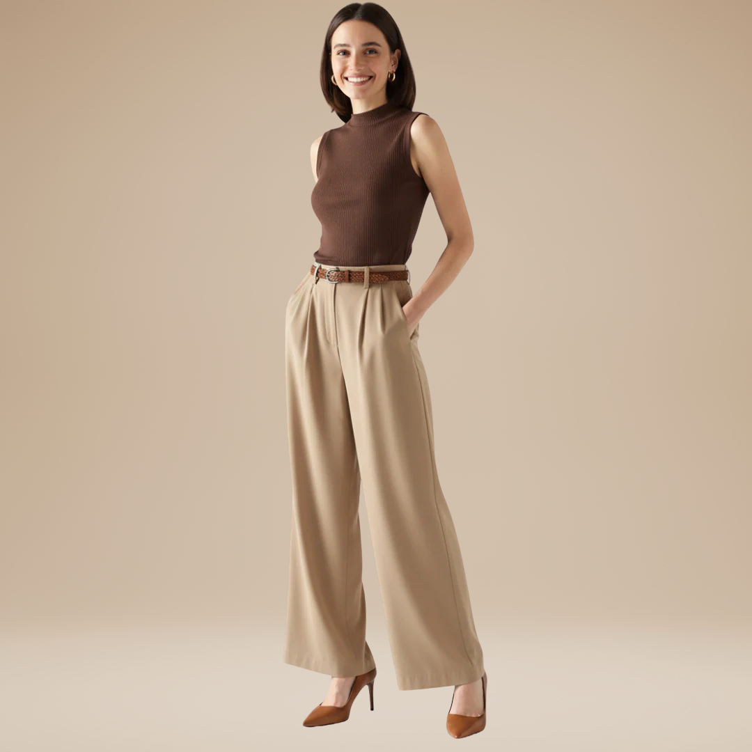 Chiara | Tailored Wide-Legged Trousers