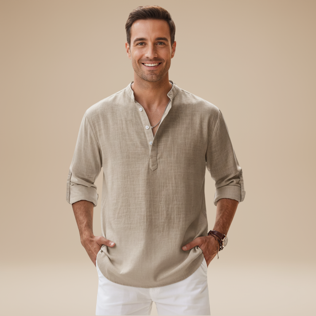 Luca | Men's Henley Shirt