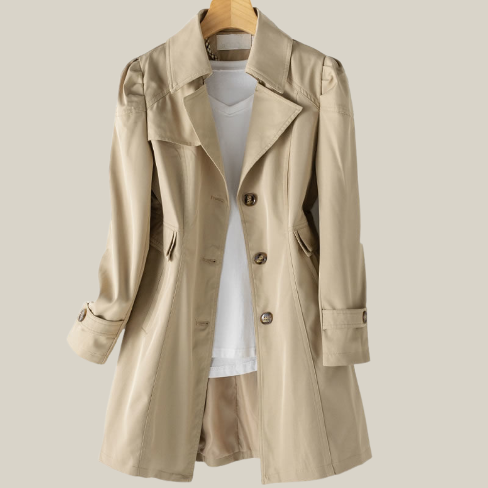 Valentina | Trench Classico con Colletto Revers
