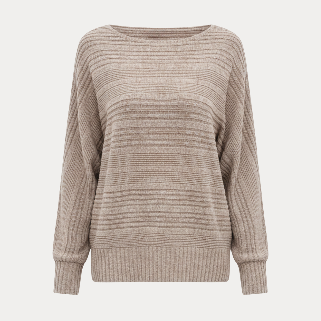 Laura | Maglia Donna con Righe Testurizzate e Stile Disinvolto