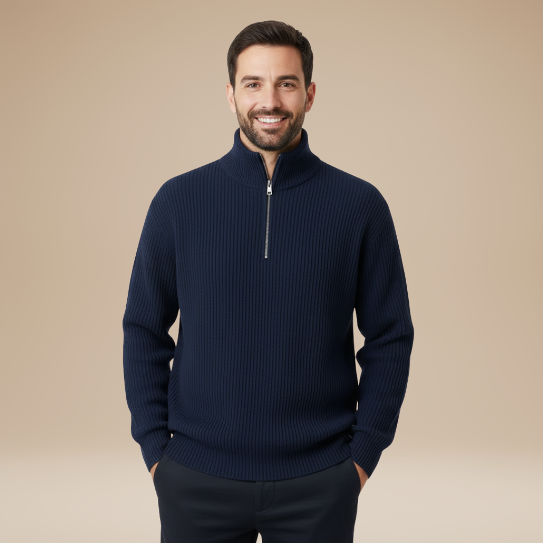 Matteo | Men's Half-Zip Sweater