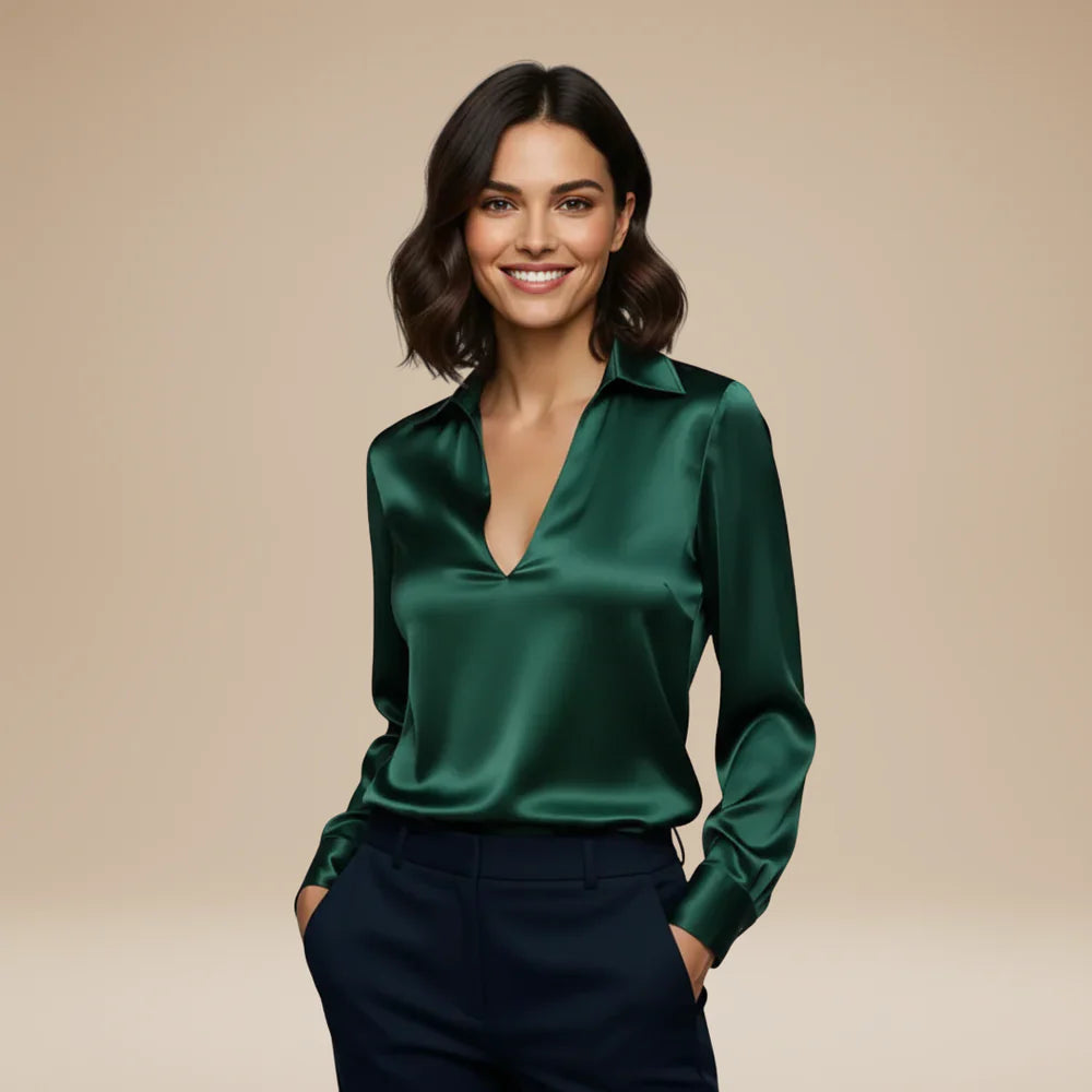 Bianca | Blusa Satinata Elegante