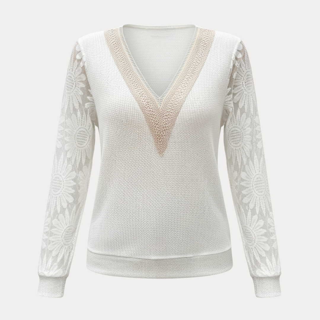 Alberta | Maglia Donna Elegante e Raffinata con Motivi Floreali