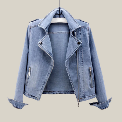 Giada | Giacca Biker in Jeans da Donna