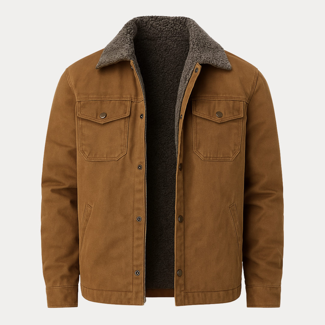 Aurelio | Men's Warm and Casual Fleece-Lined Jacket