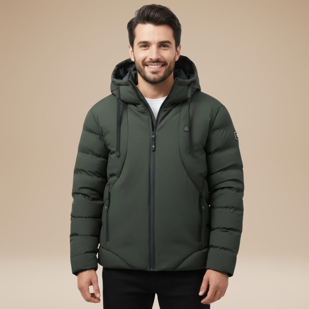 Raffaele | Men's Winter Down Jacket with Modern Hood