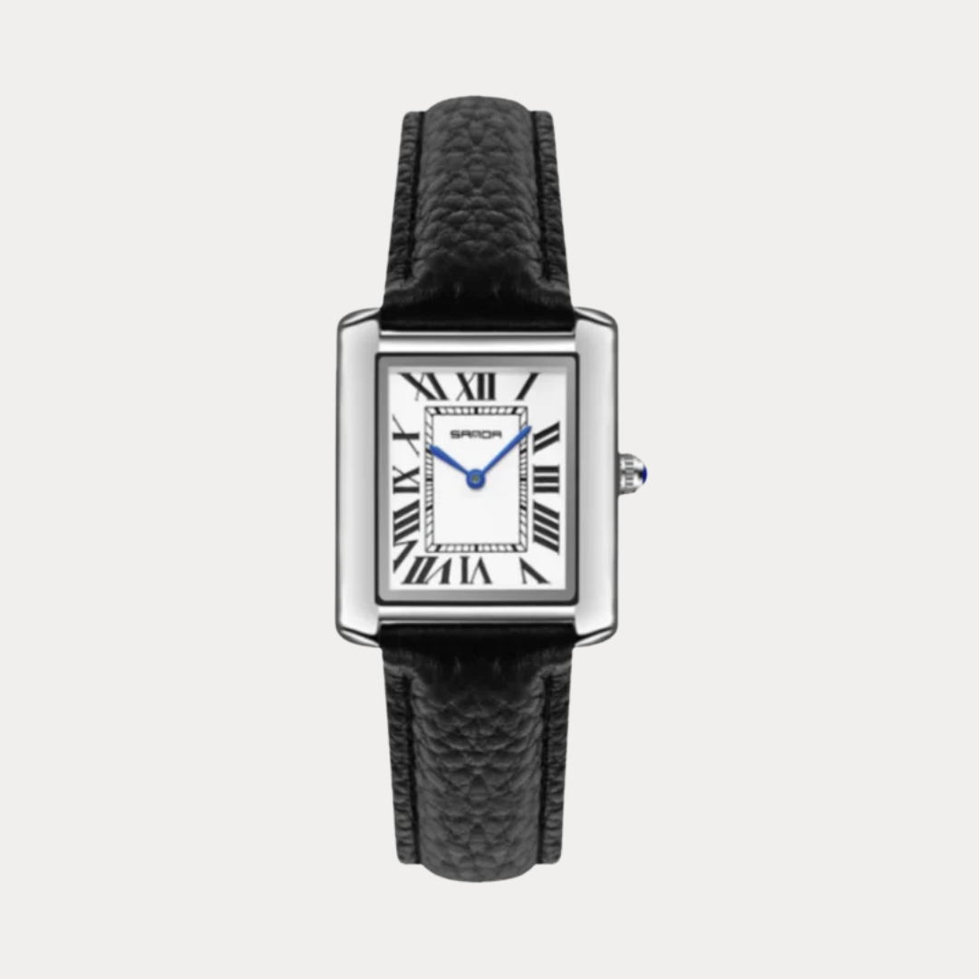 Cristiano | Orologio Uomo Rettangolare con Numeri Romani