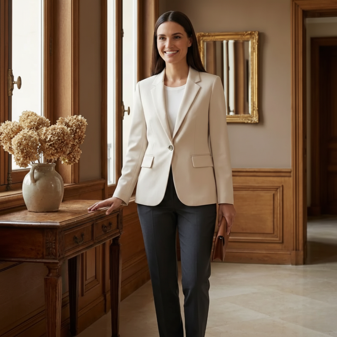 Blazer Donna Strutturato dal Design Pulito