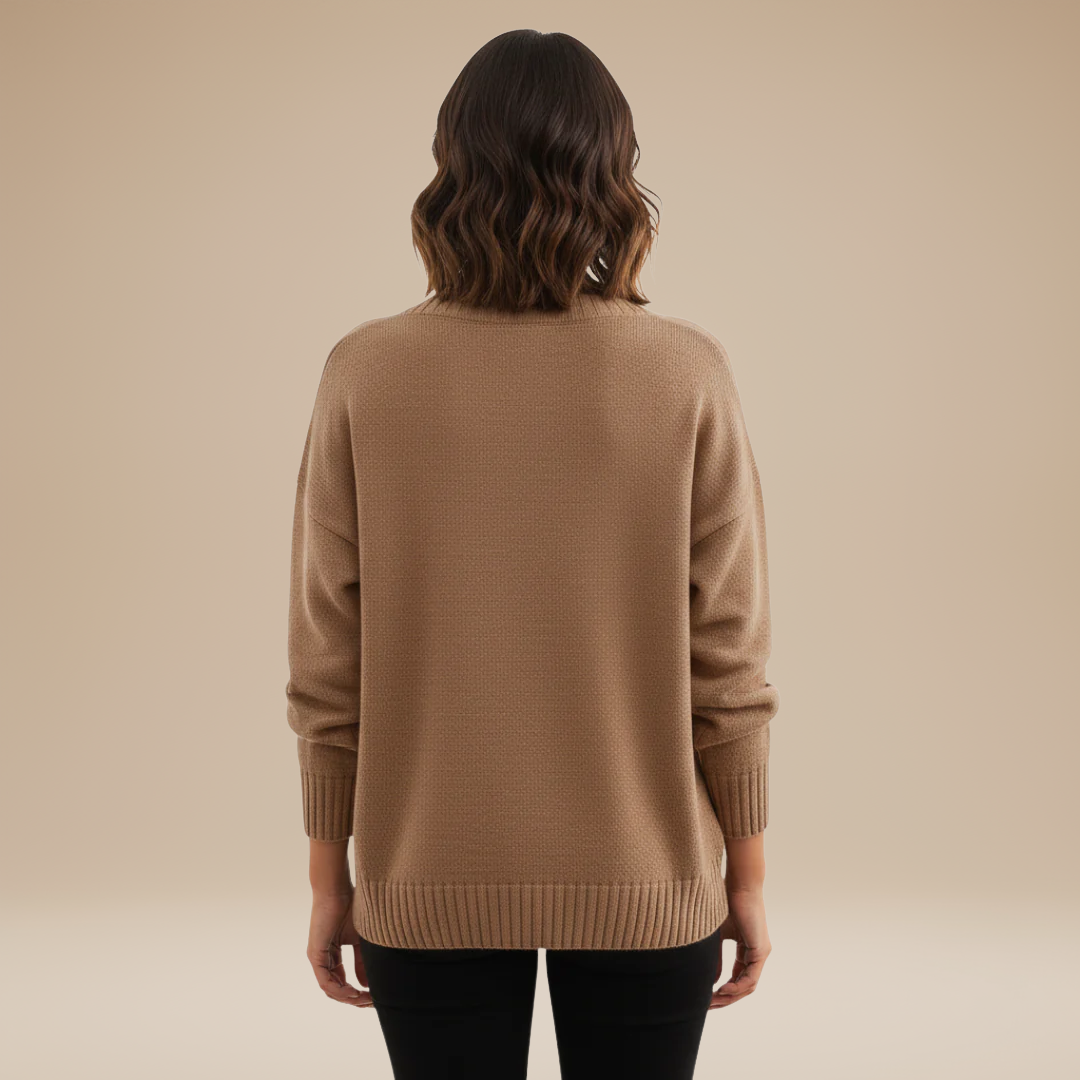 Sibilla | Deep V-Neck Sweater