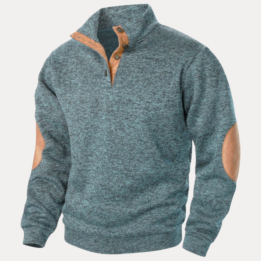 Matteo | Maglione Uomo con Toppe sui Gomiti