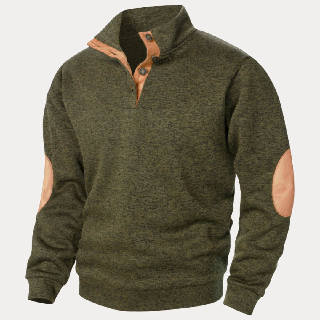 Matteo | Maglione Uomo con Toppe sui Gomiti