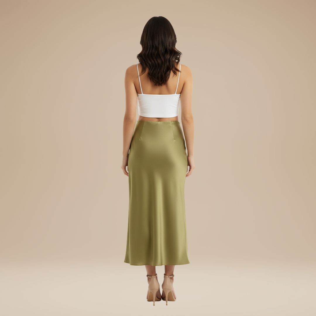 Adelina | Elegant Silky Skirt