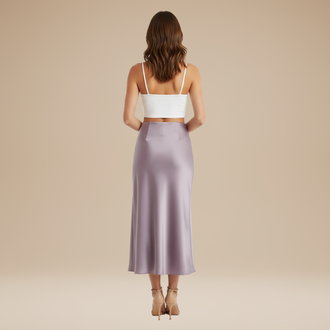 Adelina | Elegant Silky Skirt
