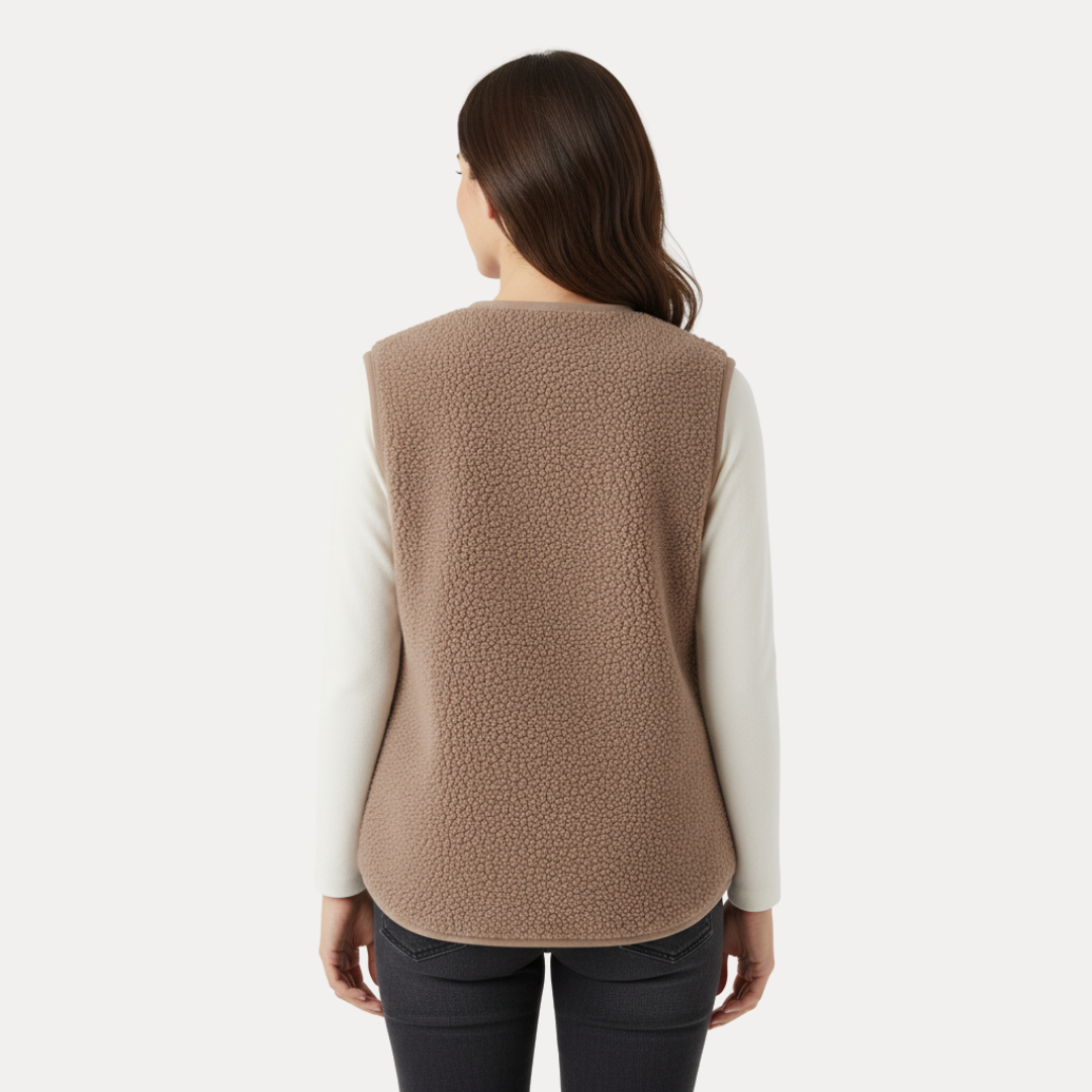 Ludovica | Gilet in Pile Morbido e Caldo