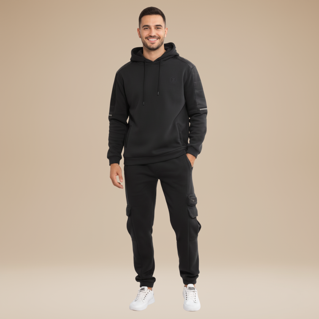 Pasquale | Completo Uomo Casual con Felpa e Pantaloni Funzionali