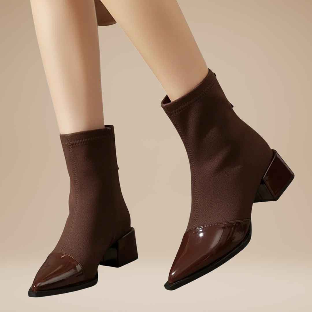 Lucia | Stivaletti Donna Chic con Dettaglio Zip Posteriore