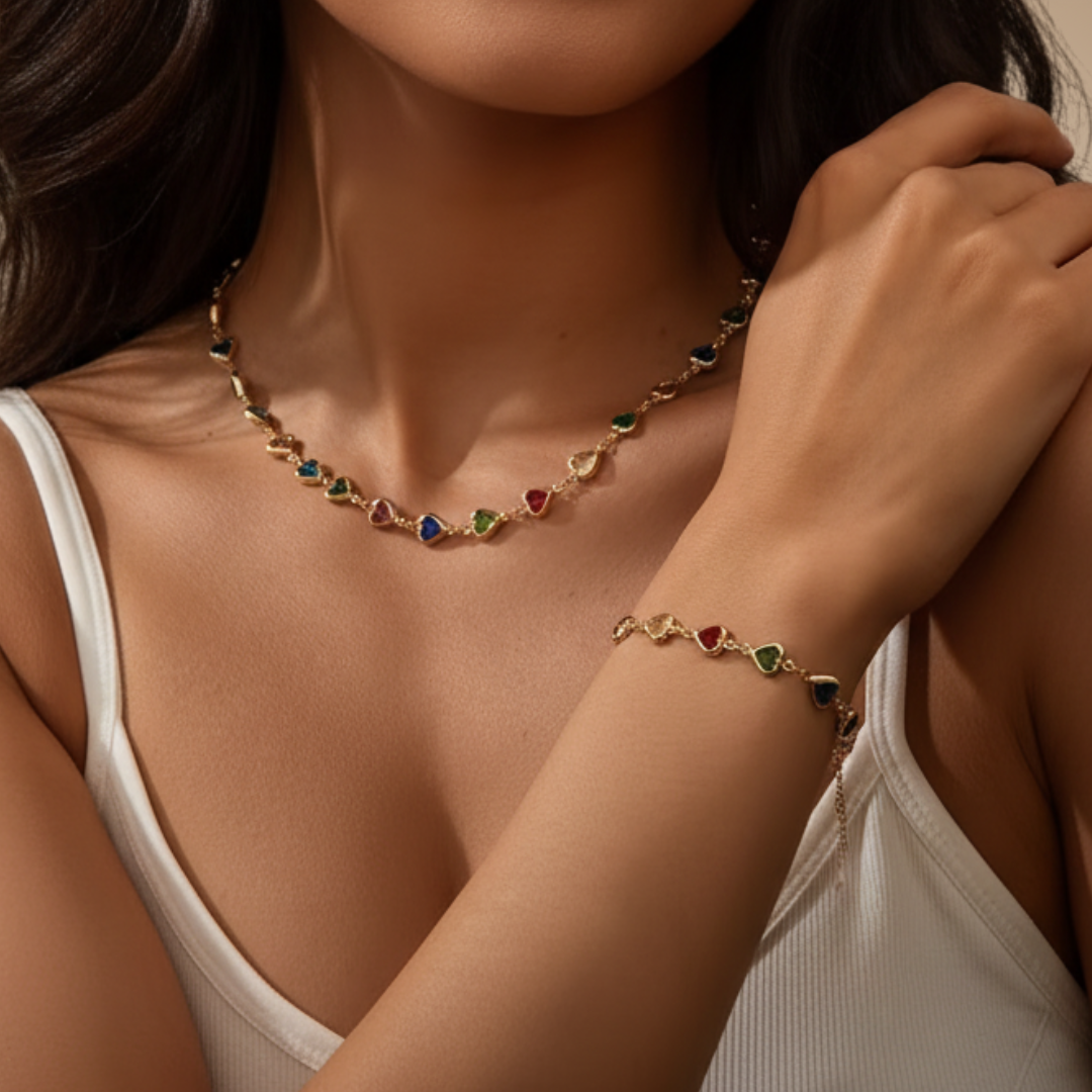 Imelda | Set Collana e Bracciale Donna Elegante e Armonioso