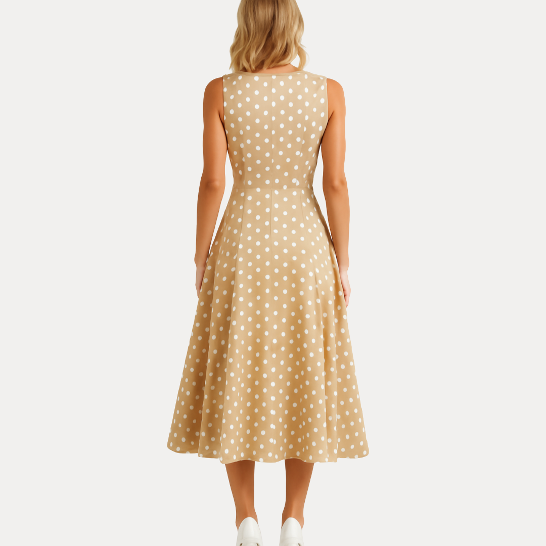 Jacinta | Abito Midi a Pois