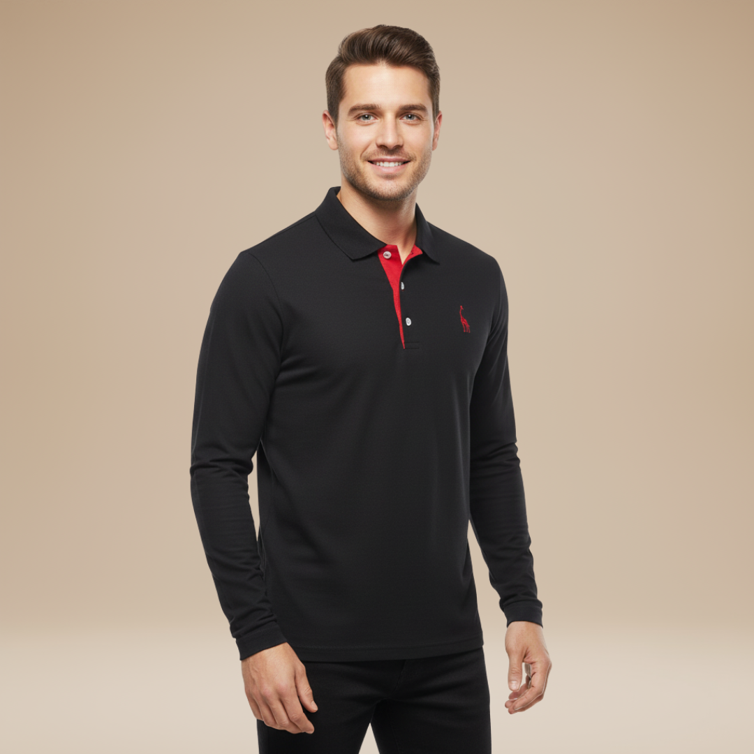 Fiorenzo | Polo Uomo Manica Lunga Casual Elegante